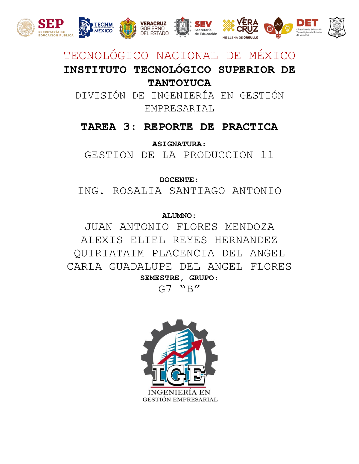 Practica Ll Reporte De Investi Gacion Tecnolgico Nacional De M Instituto Tecnolgico