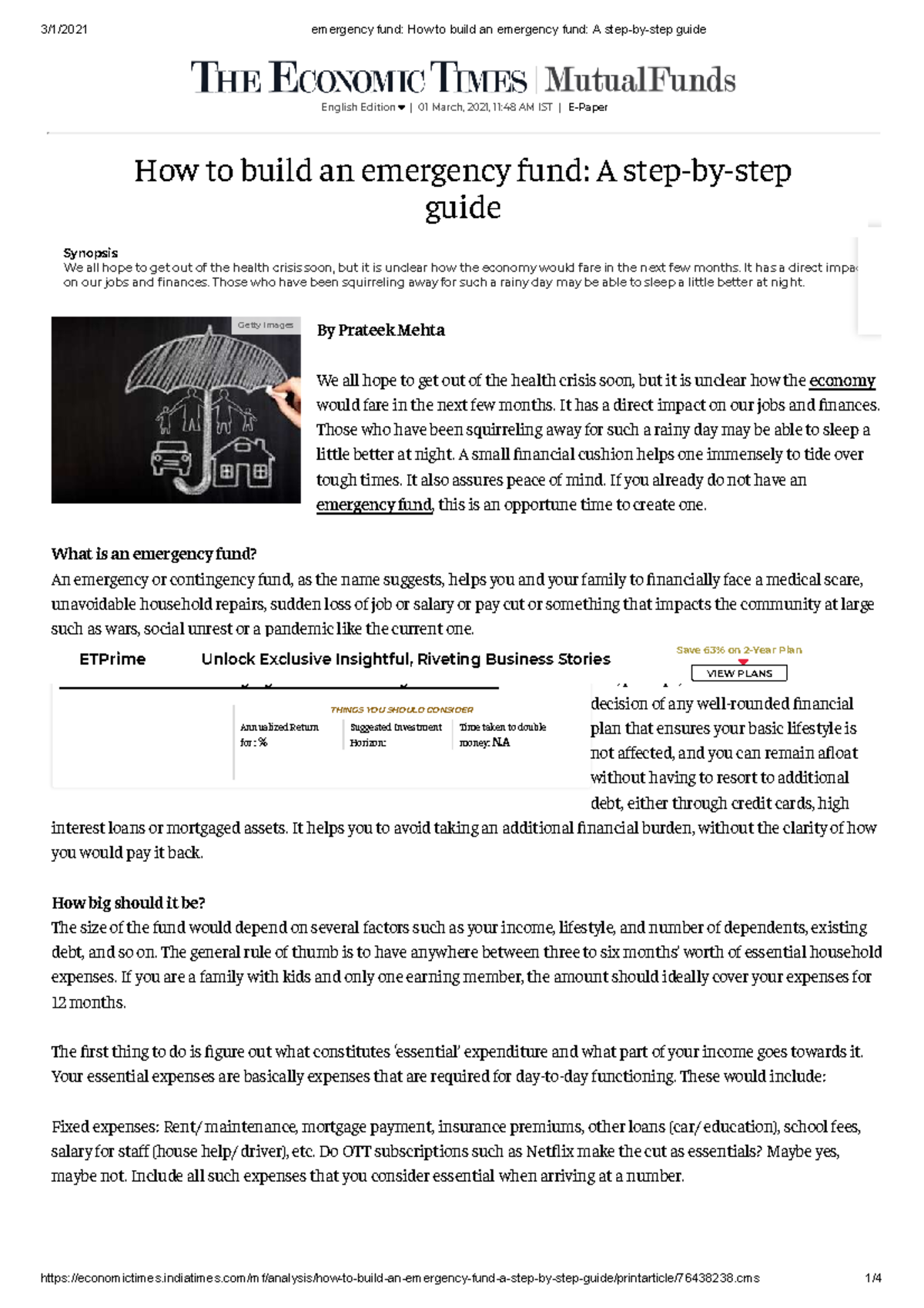 Emergency fund How to build an emergency fund A step-by-step guide ...