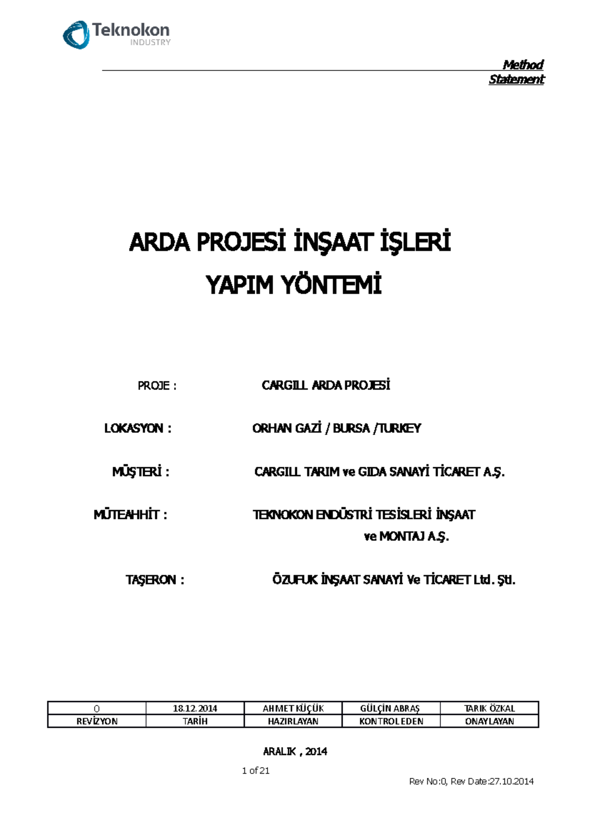Method Statement Loading Unloading Trans - Mechanics of Materials ...