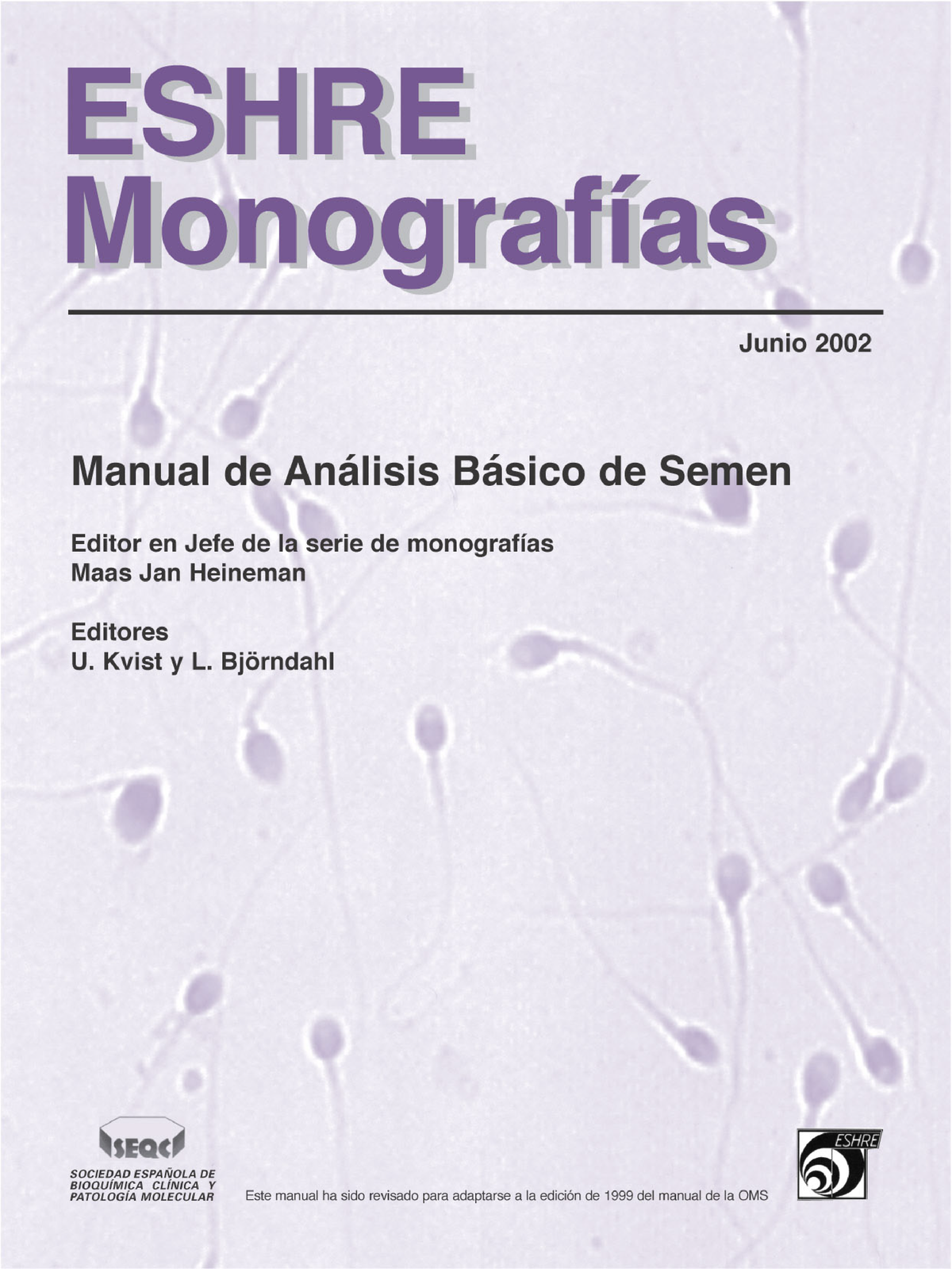 Manual De Analisis Basico De Semen Eshre 2002 - Manual De An·lisis B ...