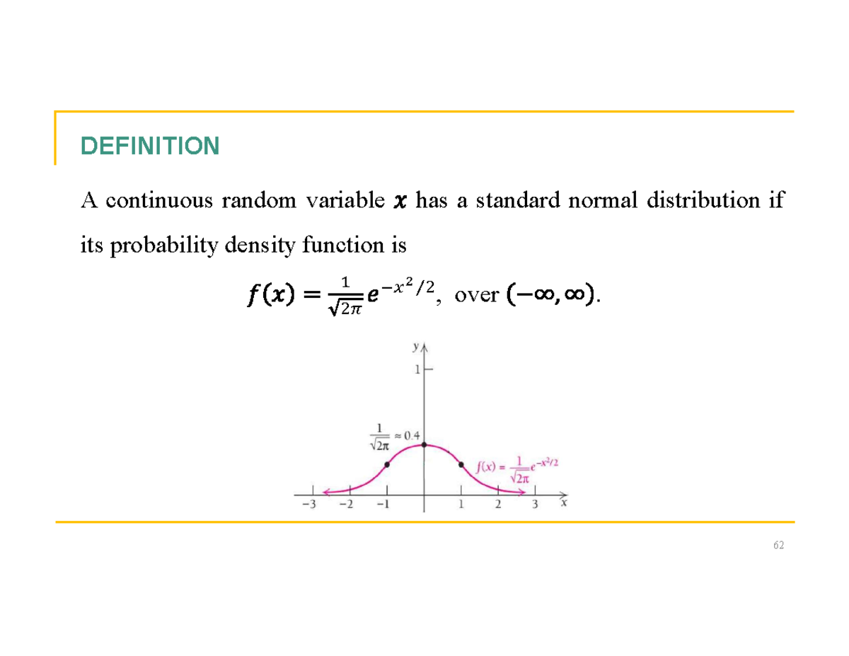 Ppchuan kyvong dolechchuan - DEFINITION A continuous random variable ...