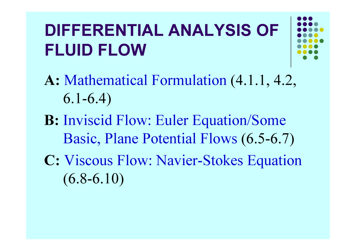 differential-analysis-of-fluid-flow-differential-analysis-of-fluid