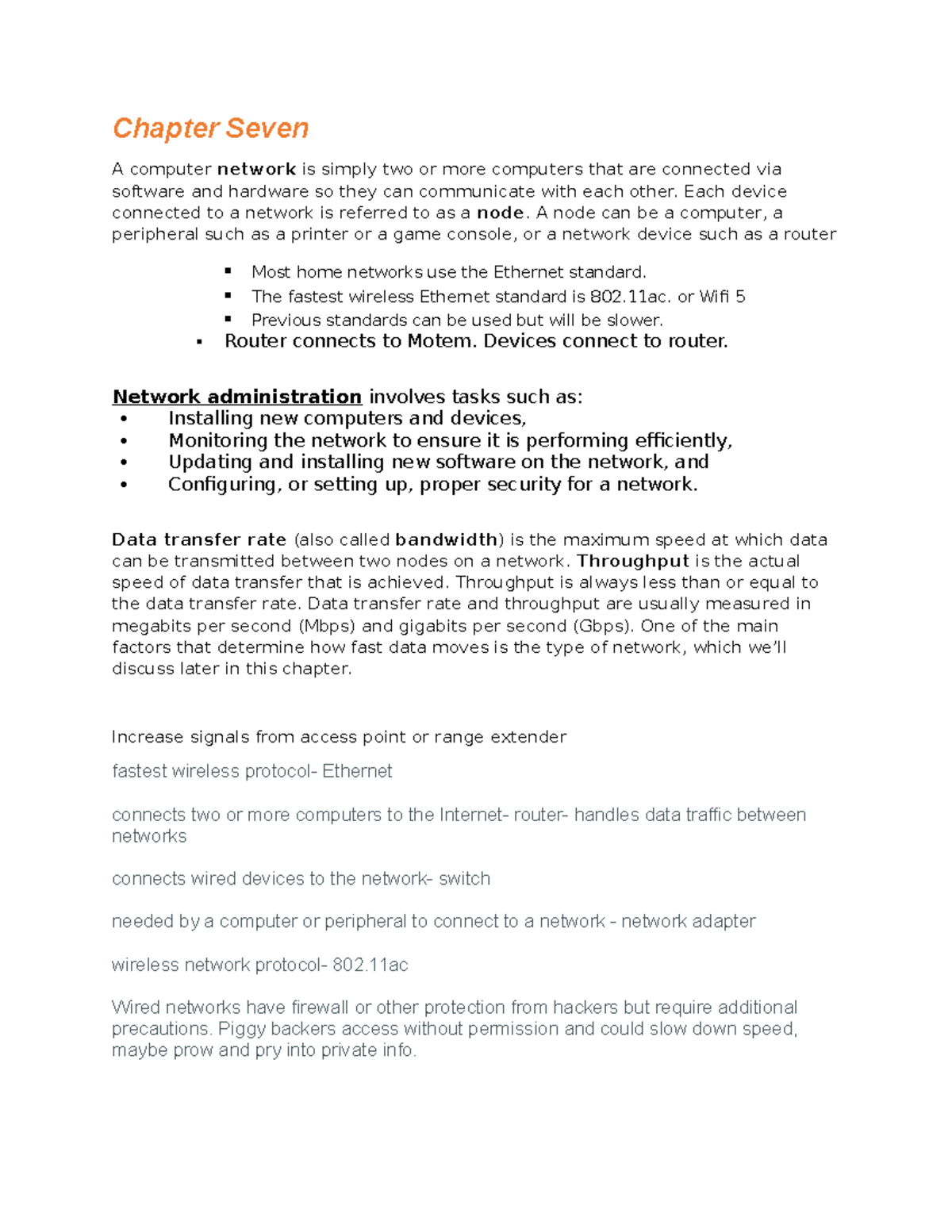 Introduction to Computer Information Systems- Chapter 7 - Chapter Seven ...