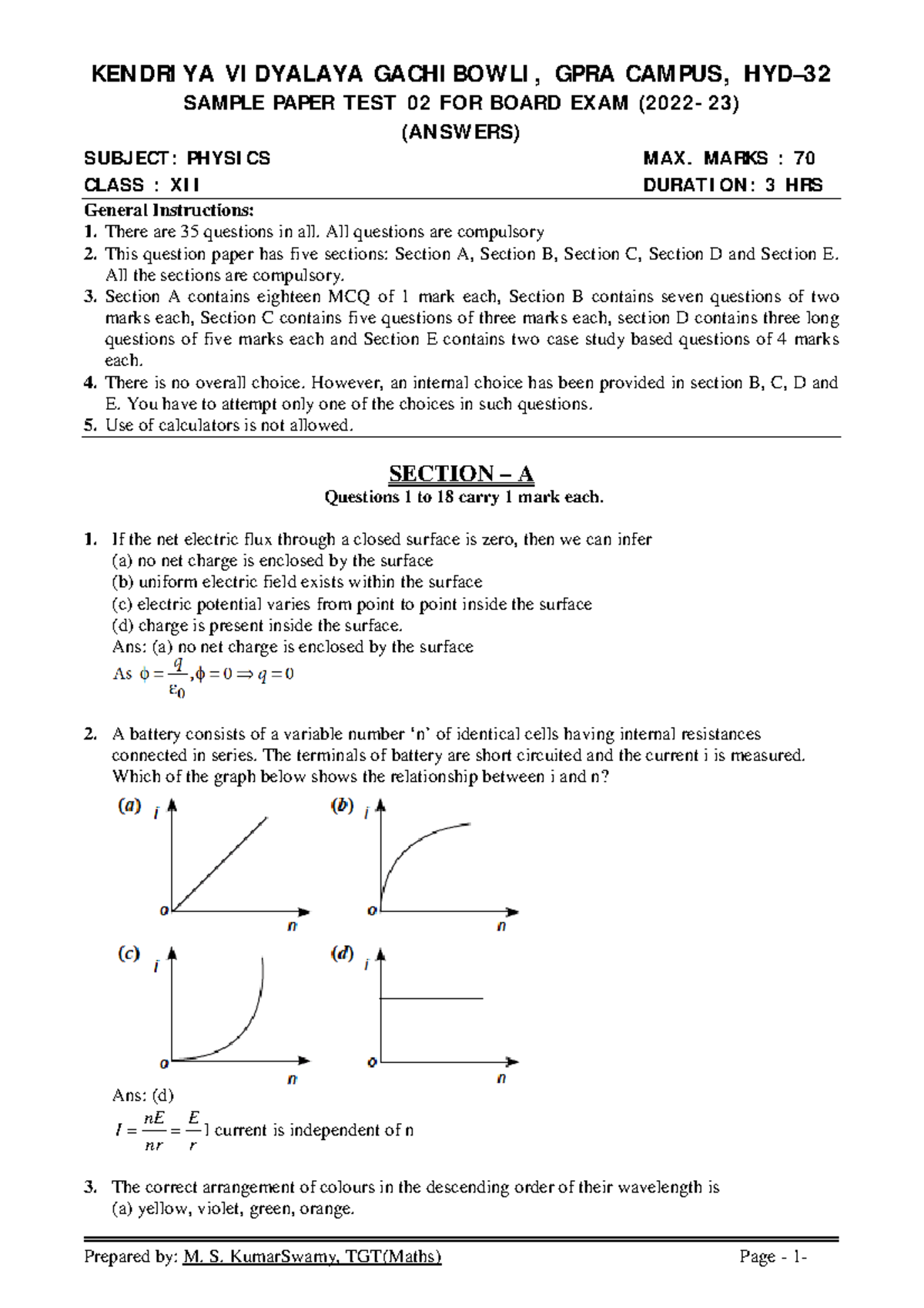 12TH PHYSICS QUESTION PAPER 2023 STATE BOARD WITH ANSWERS PDF DOWNLOAD visual data 8