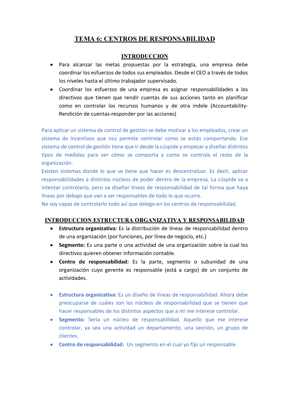 TEMA 6 - Control De Gestion: Tema 6: PARCIAL 2021/2022 Finanzas Y ...