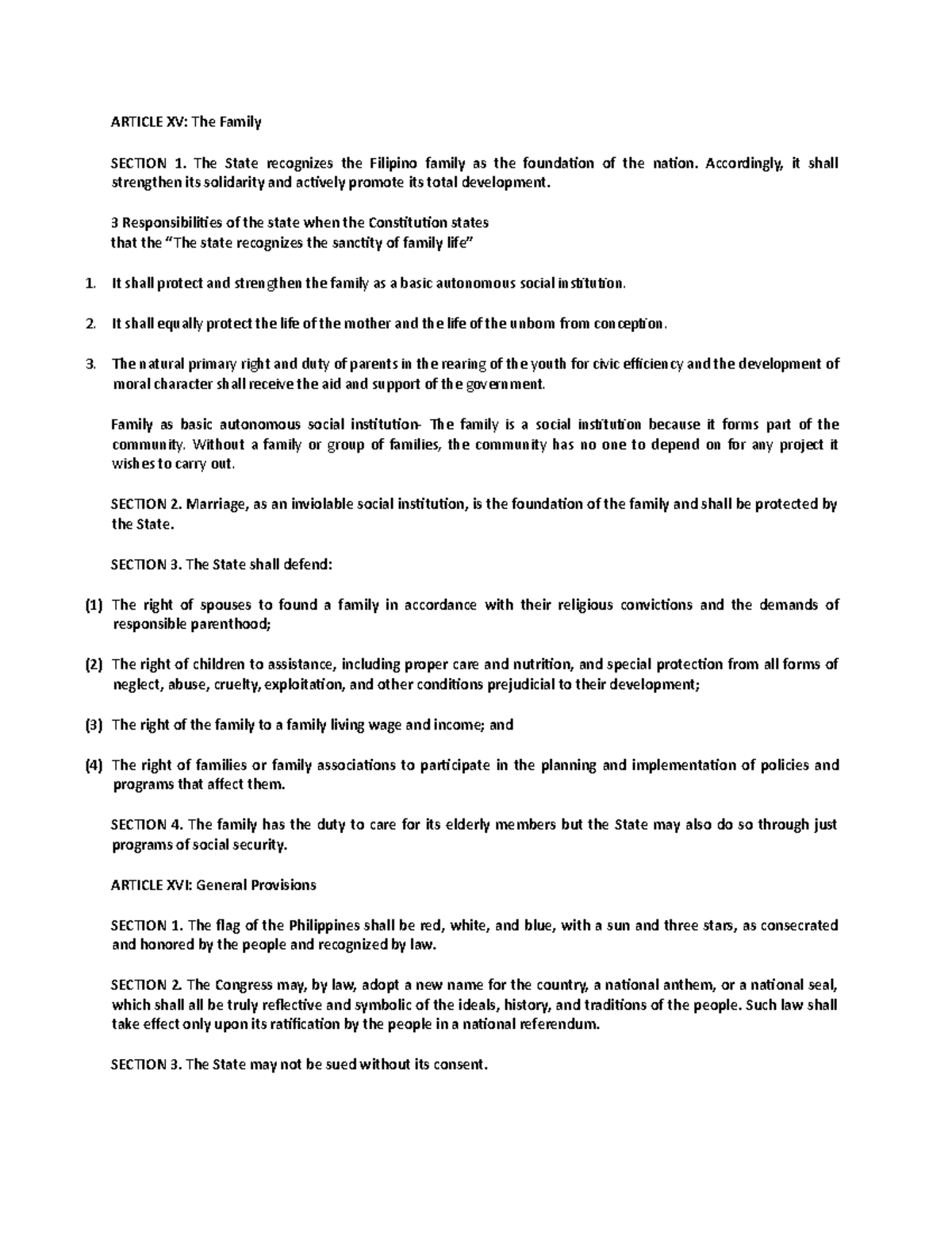 Article XV TO Article XVII Laws on Obligations and Contracts Studocu