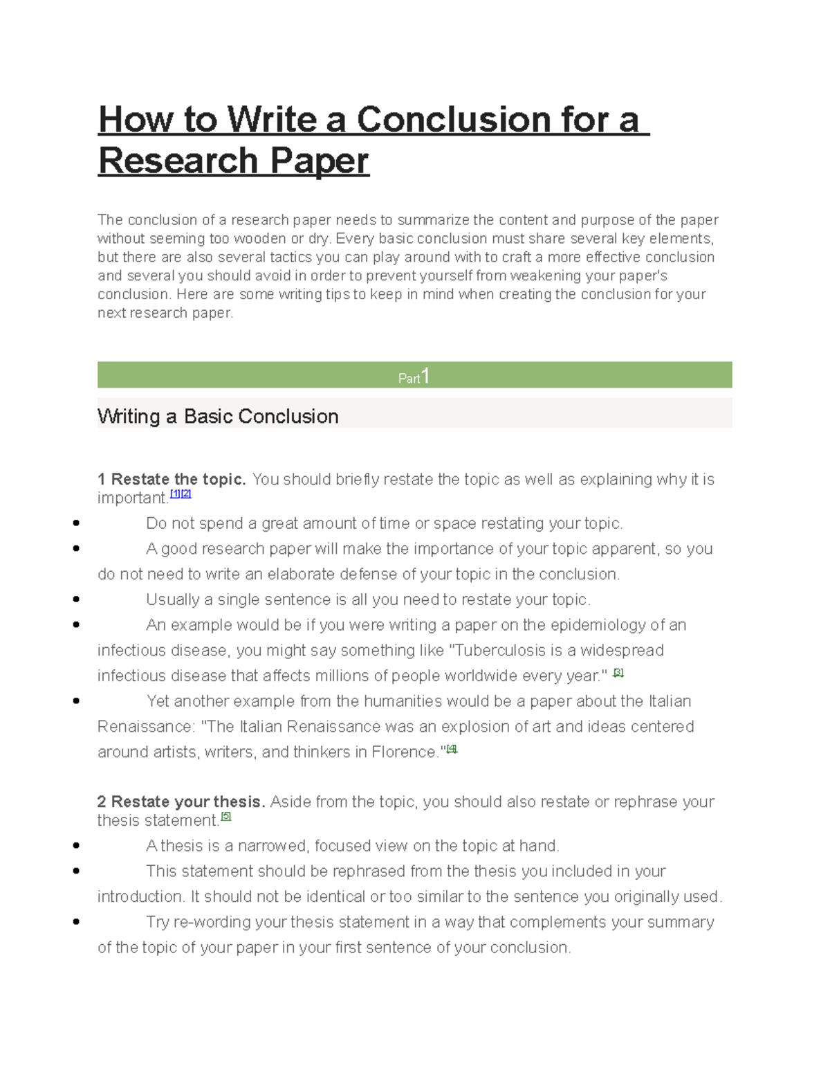 How to Write a Conclusion for a Research Paper - Philippine Social ...