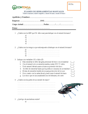 76099989 Examen Para Operador de Montacargas - EXAMEN PARA OPERADOR DE ...