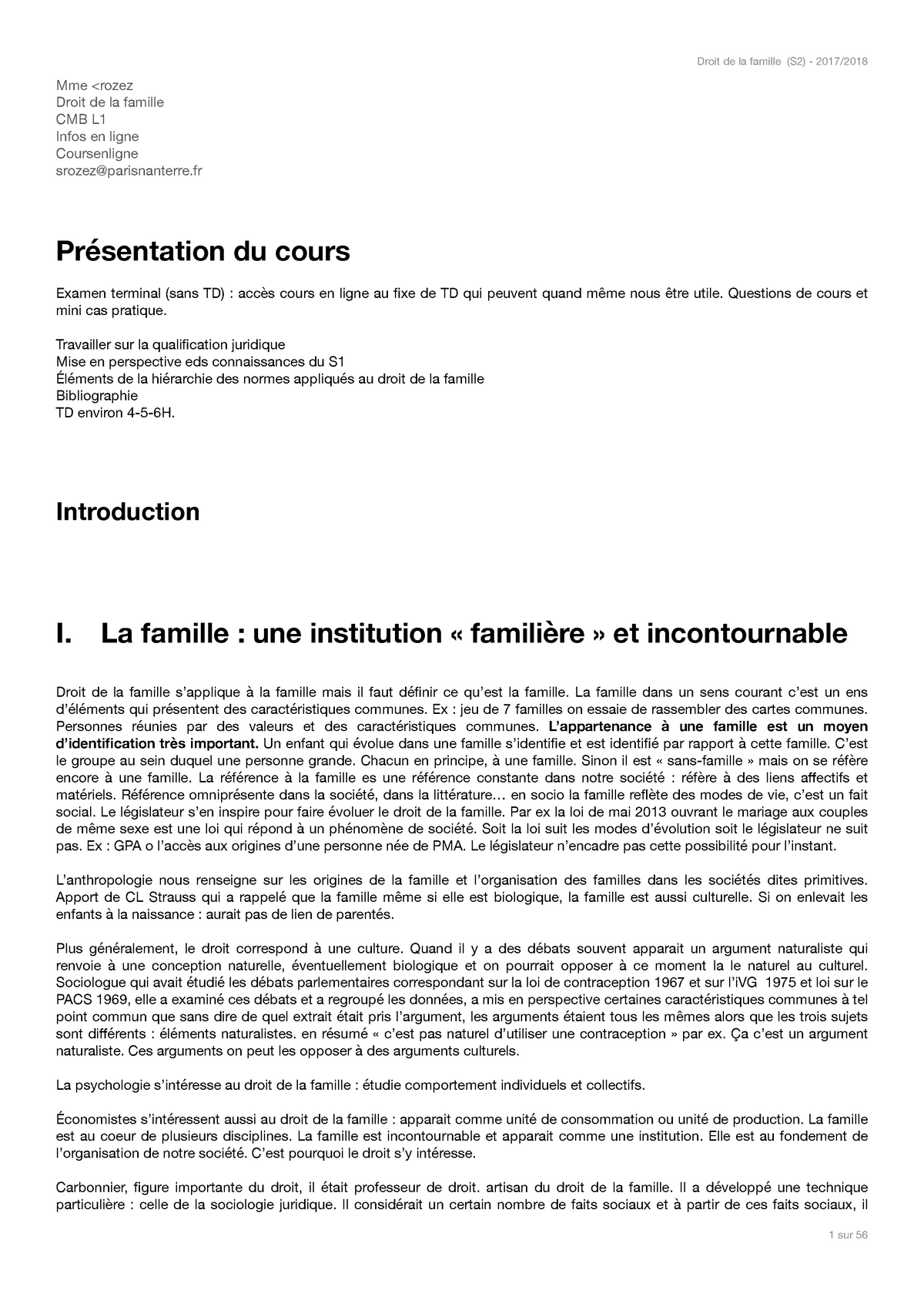 exemple de dissertation droit de la famille