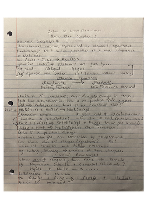 Chapter 3 Notes Che 1073 Studocu