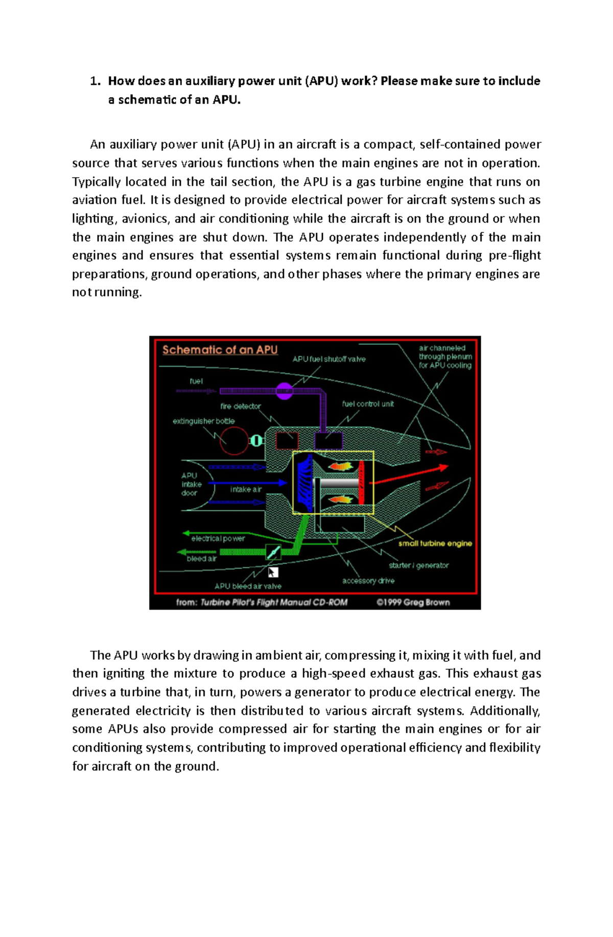 Zafico - ACDC Prelim Assignment 01 - How does an auxiliary power unit ...