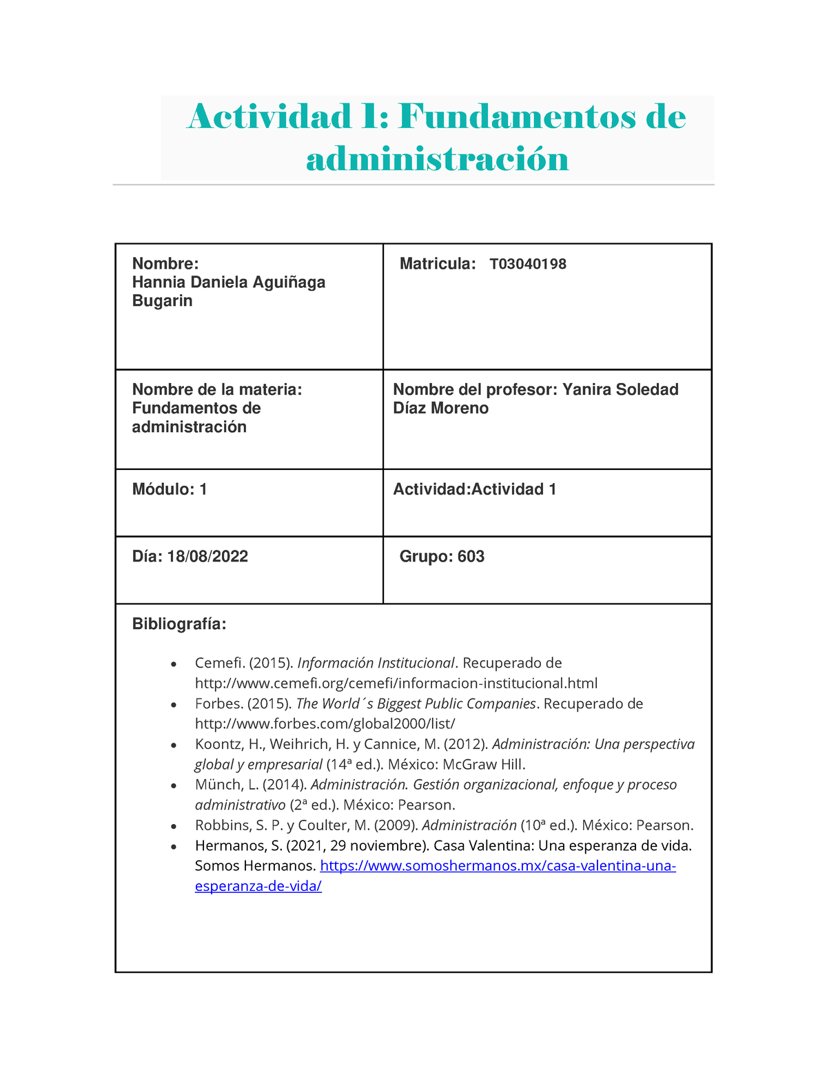 Act1 - Actividad 1 Modulo 1 - Actividad 1: Fundamentos De ...