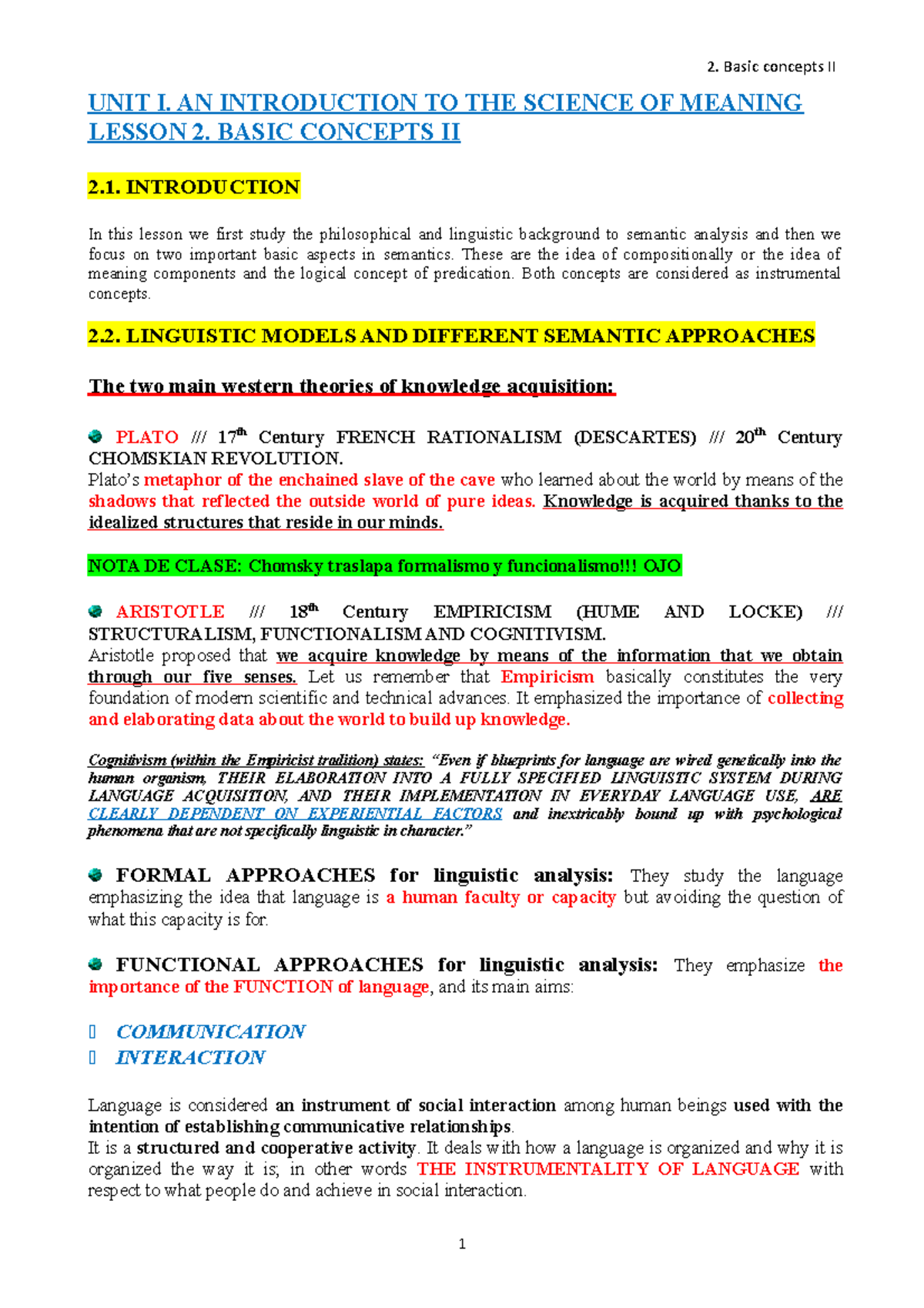 47709501- Resumen+ Lesson+2 - UNIT I. AN INTRODUCTION TO THE SCIENCE OF ...