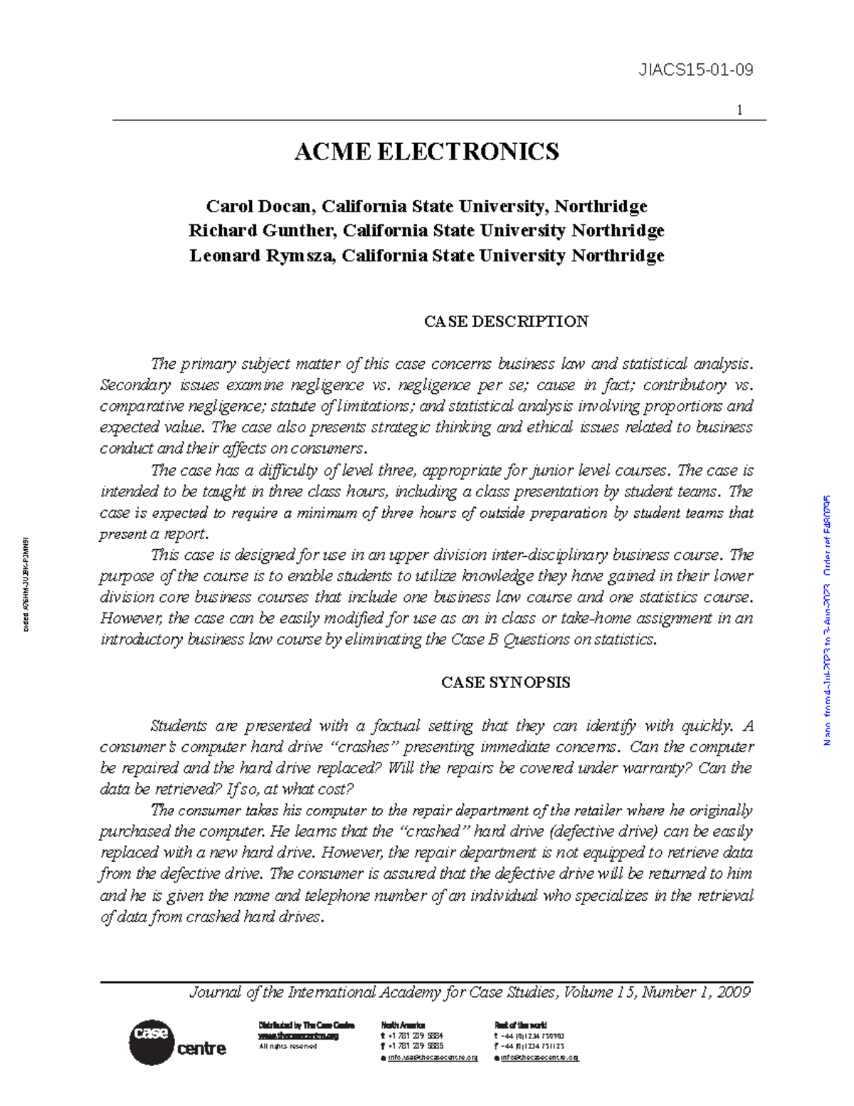 acme medical imaging case study pdf