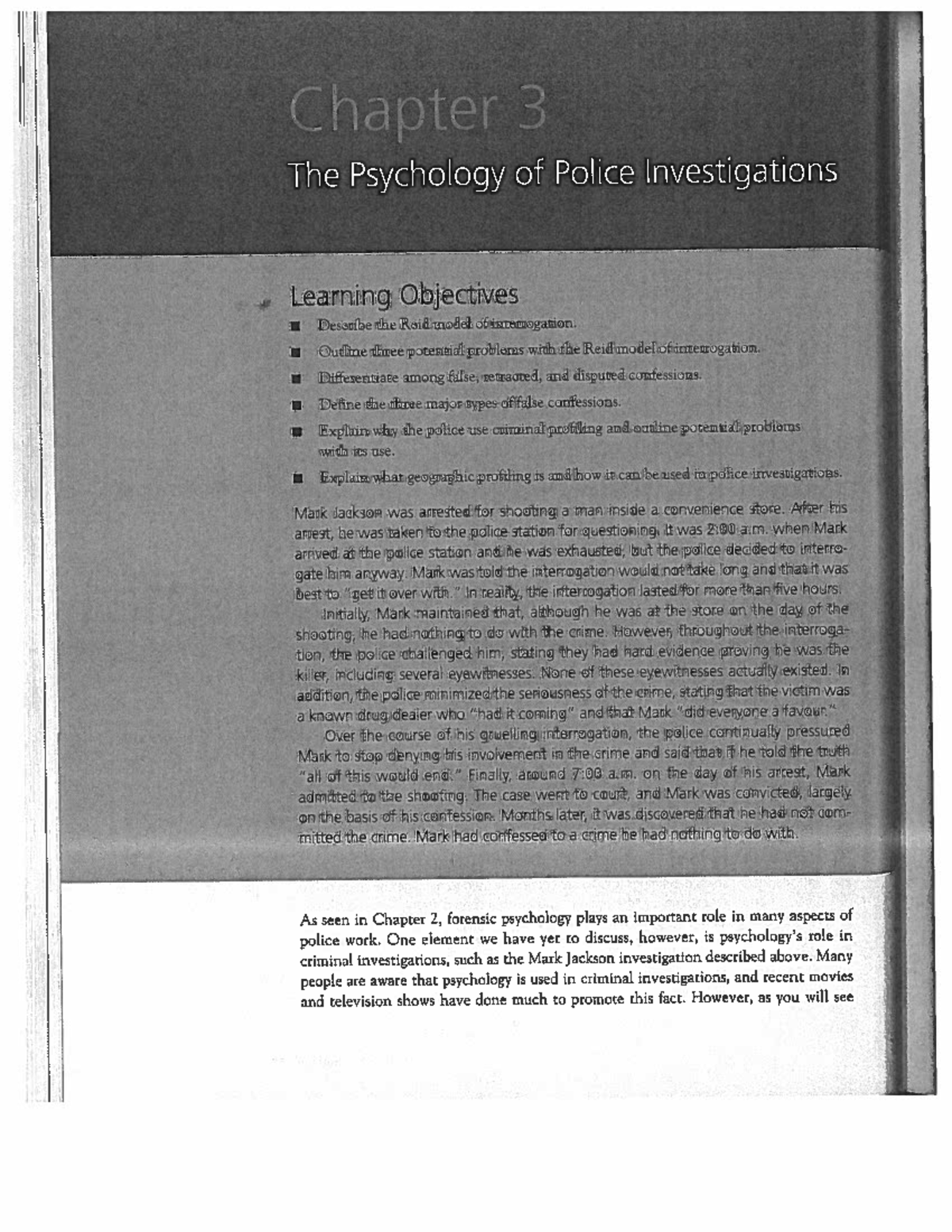 FP 3 - Intro to Forensic Psychology - PSYC 2150 - Psyc 2150 - Memorial ...