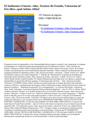 atlas de sedimento urinario pdf descargar