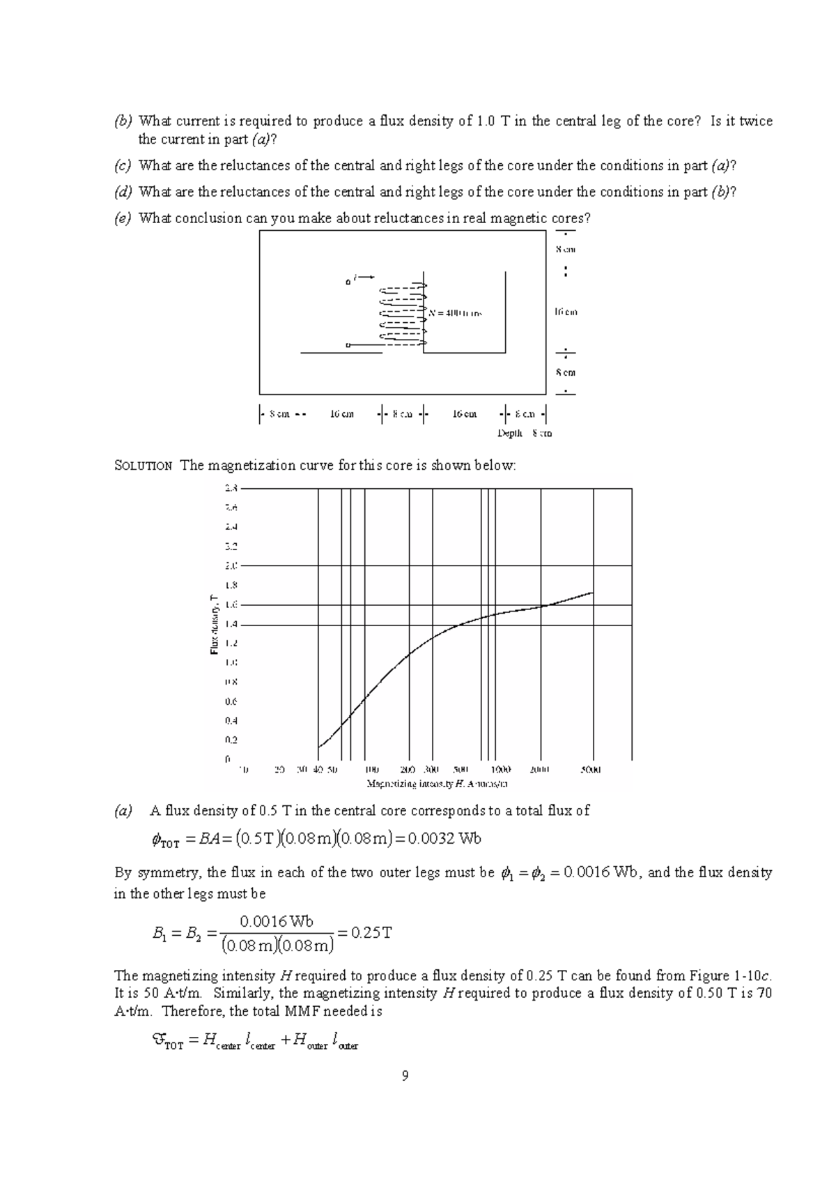 Electric Machinery And Power System Fundamentals-3 - (b) What Current ...