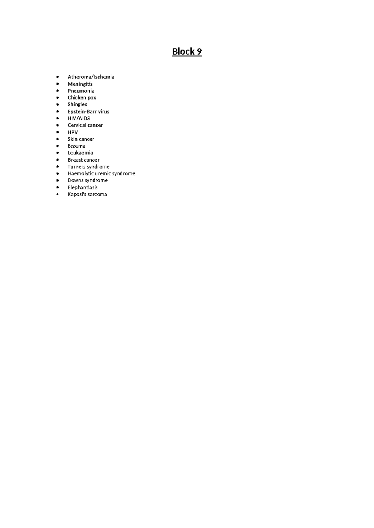 Disease processes.docx - Recovered - Compatibility Mode - Block 9 ...