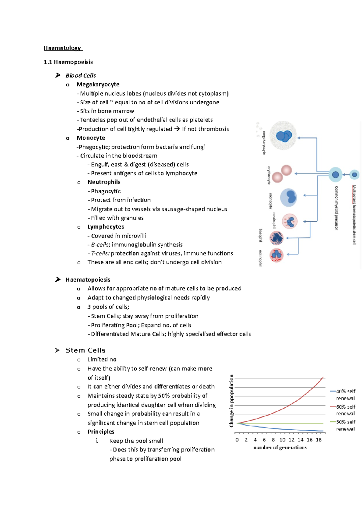 Lecture Notes 05 - Dr Michelle Keown - Haematology - Haematology 1 ...