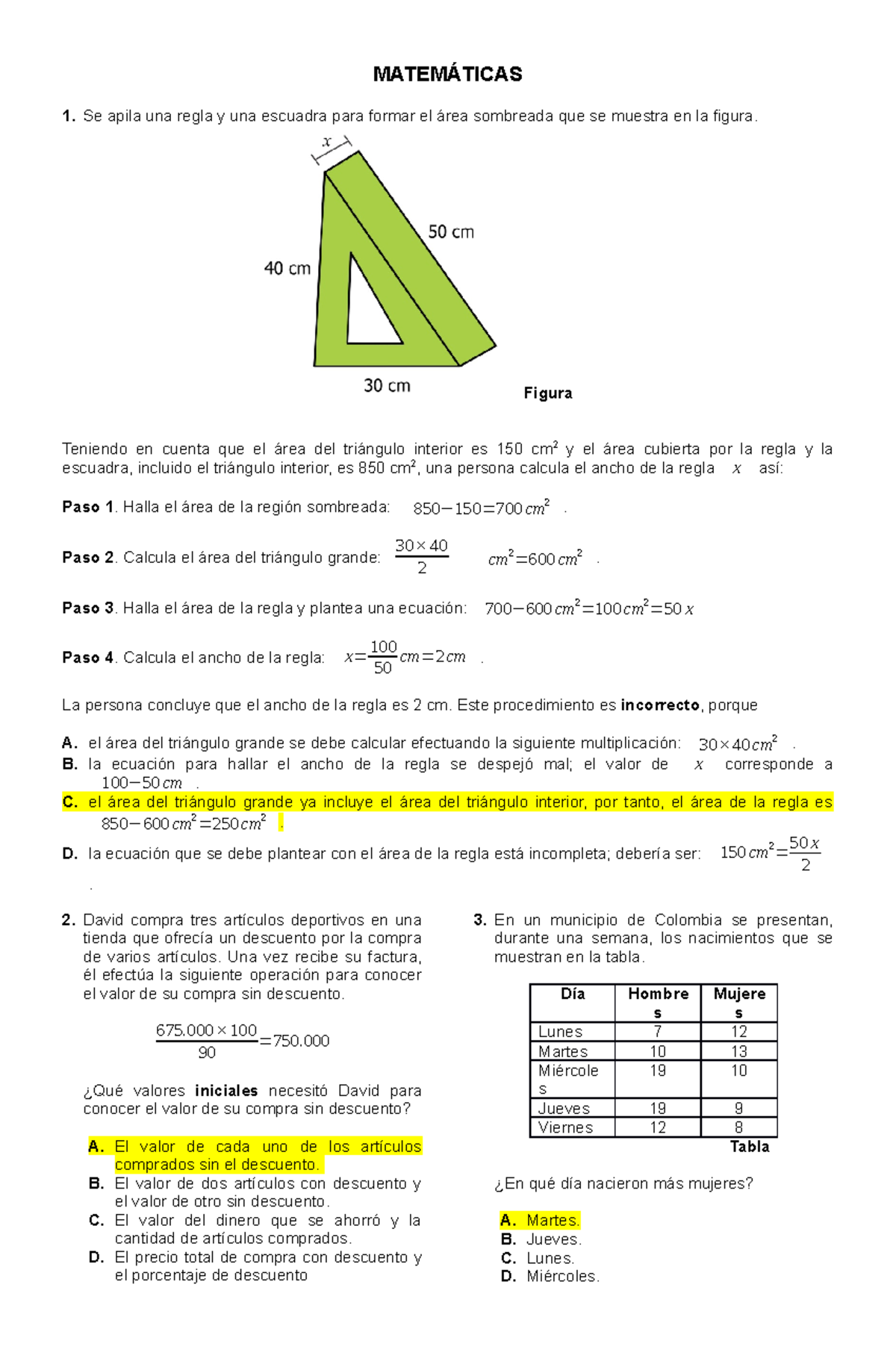 PARCIAL 04 5 Junio 2019, Preguntas Y Respuestas - MATEMÁTICAS 1 Apila ...