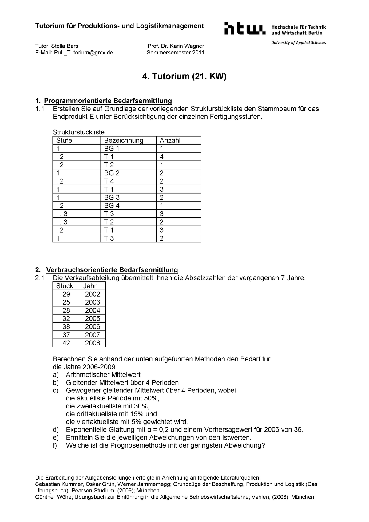 4 Tutorium St.. - Tutorium Für Produktions- Und Logistikmanagement ...