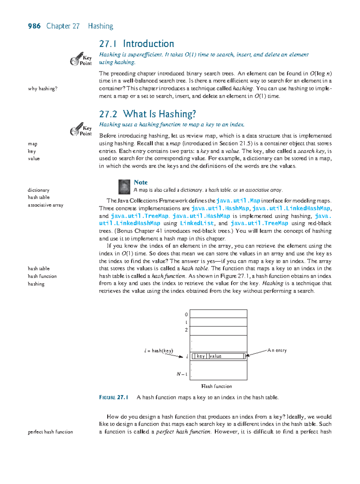 Introduction to Java Programming Notes - 986 Chapter 27 Hashing 27 ...