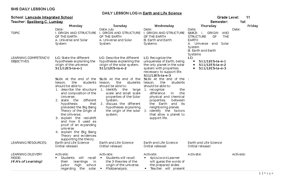 daily-lesson-in-earth-science-shs-daily-lesson-log-daily-lesson-log