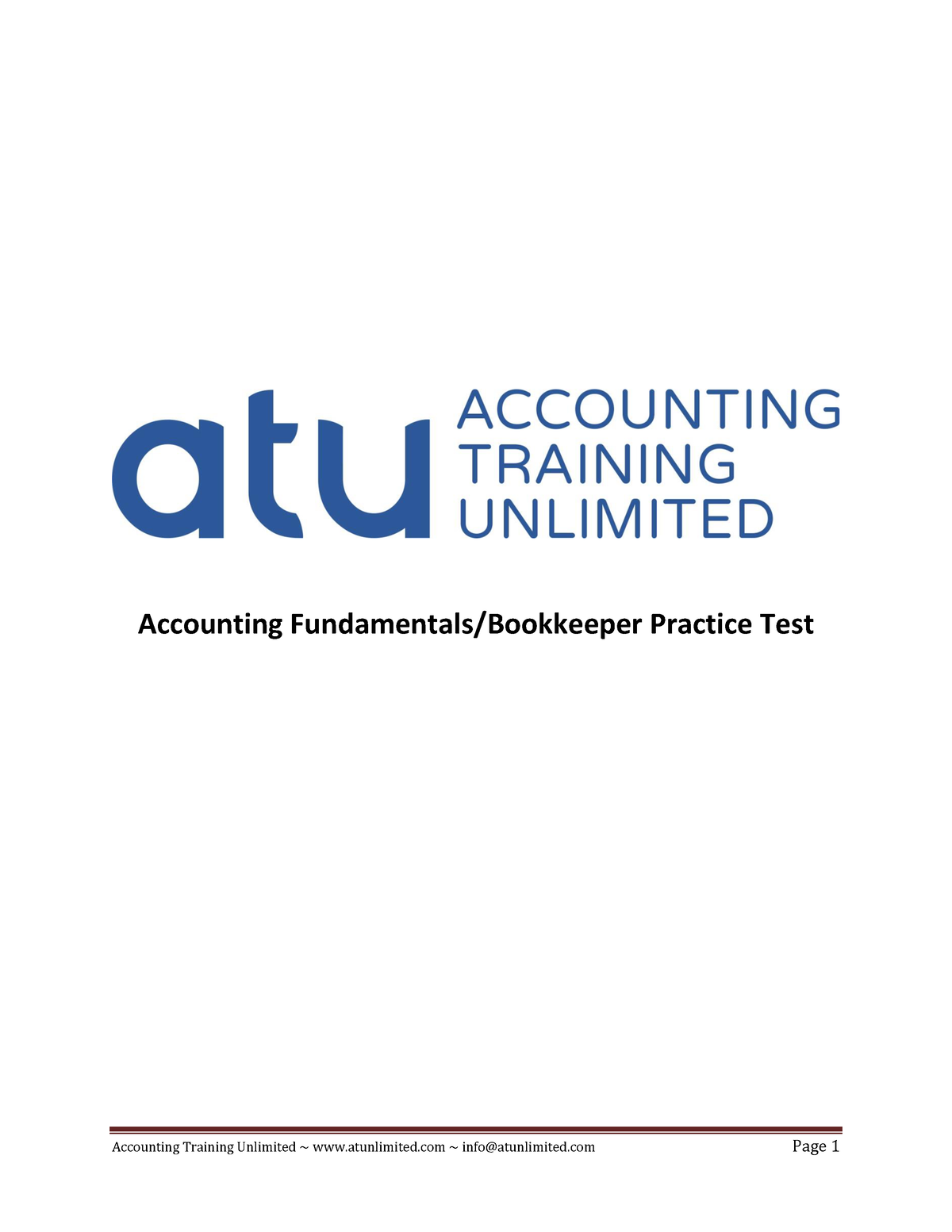 Bookkeeper certification practice test TESDA Accounting