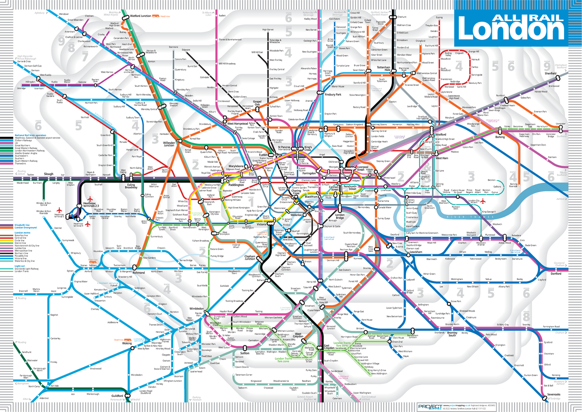 London All Rail v42 - London Trams fare zone London Trams fare zone ...