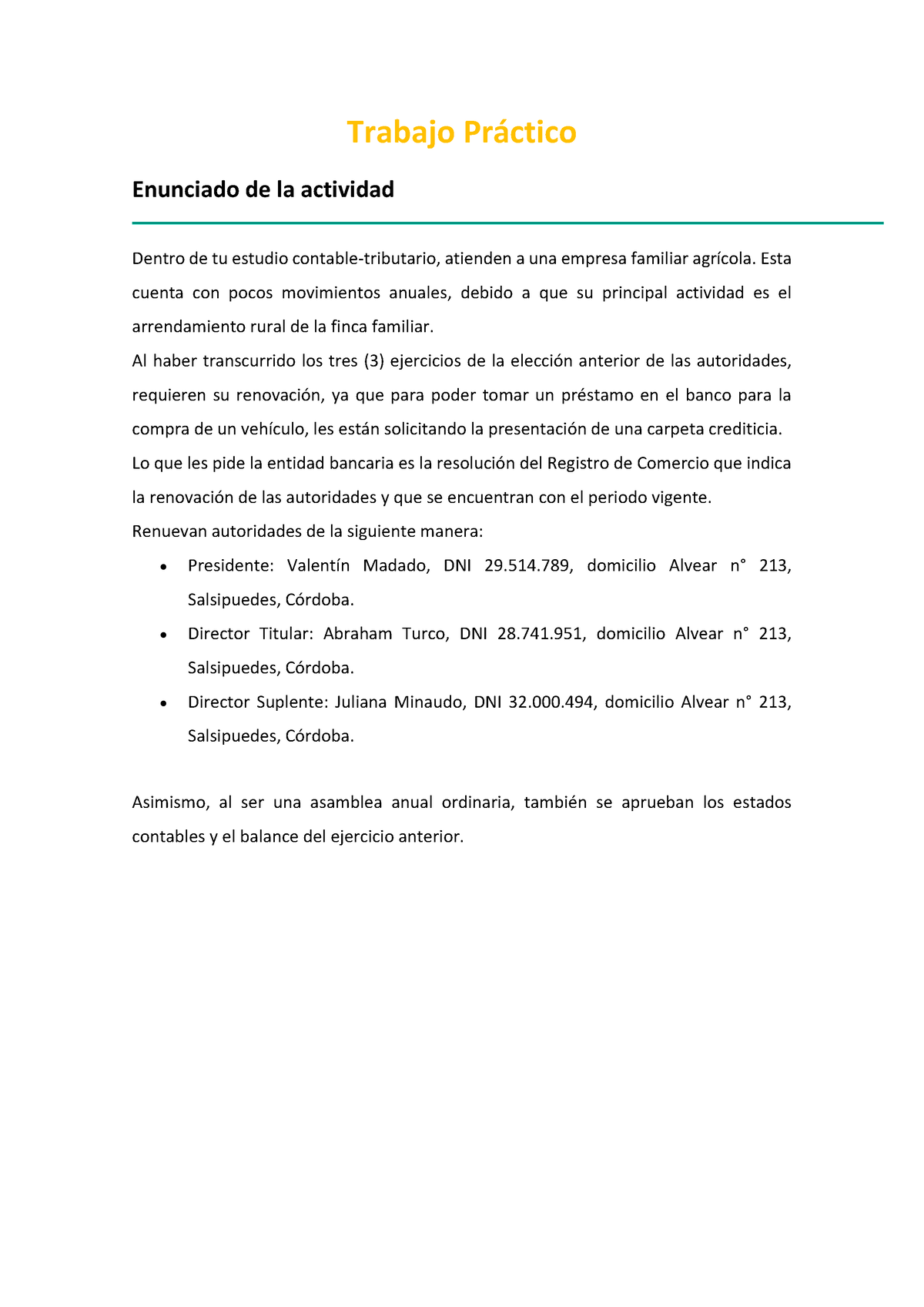 Tp3 Enunciado De La Actividad Trabajo Práctico Enunciado De La Actividad Dentro De Tu 6076