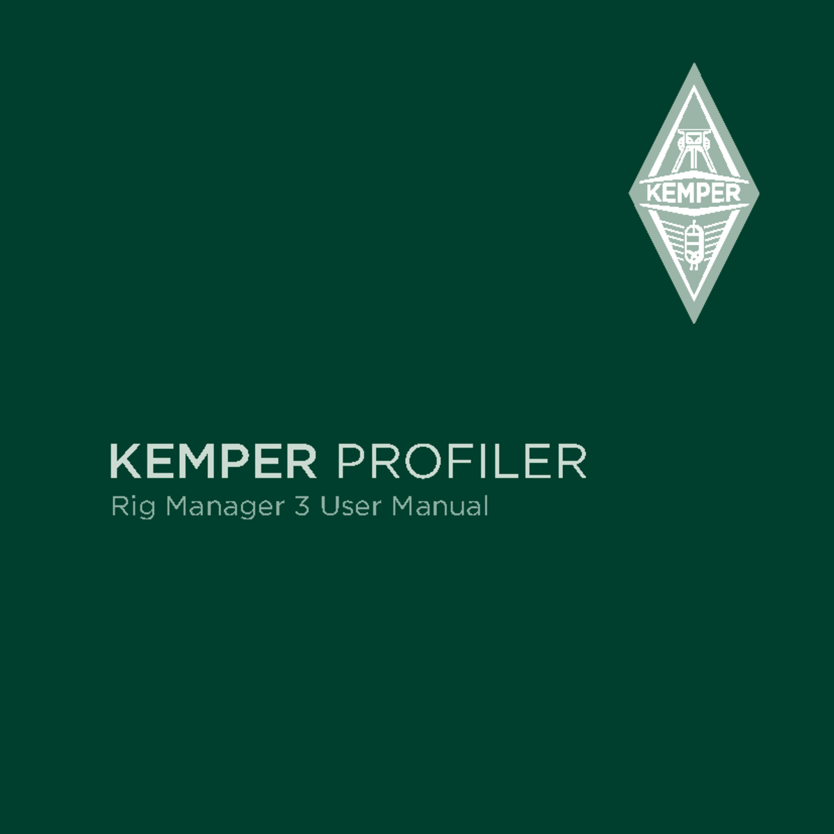 Rig Manager Manual - none - Studocu