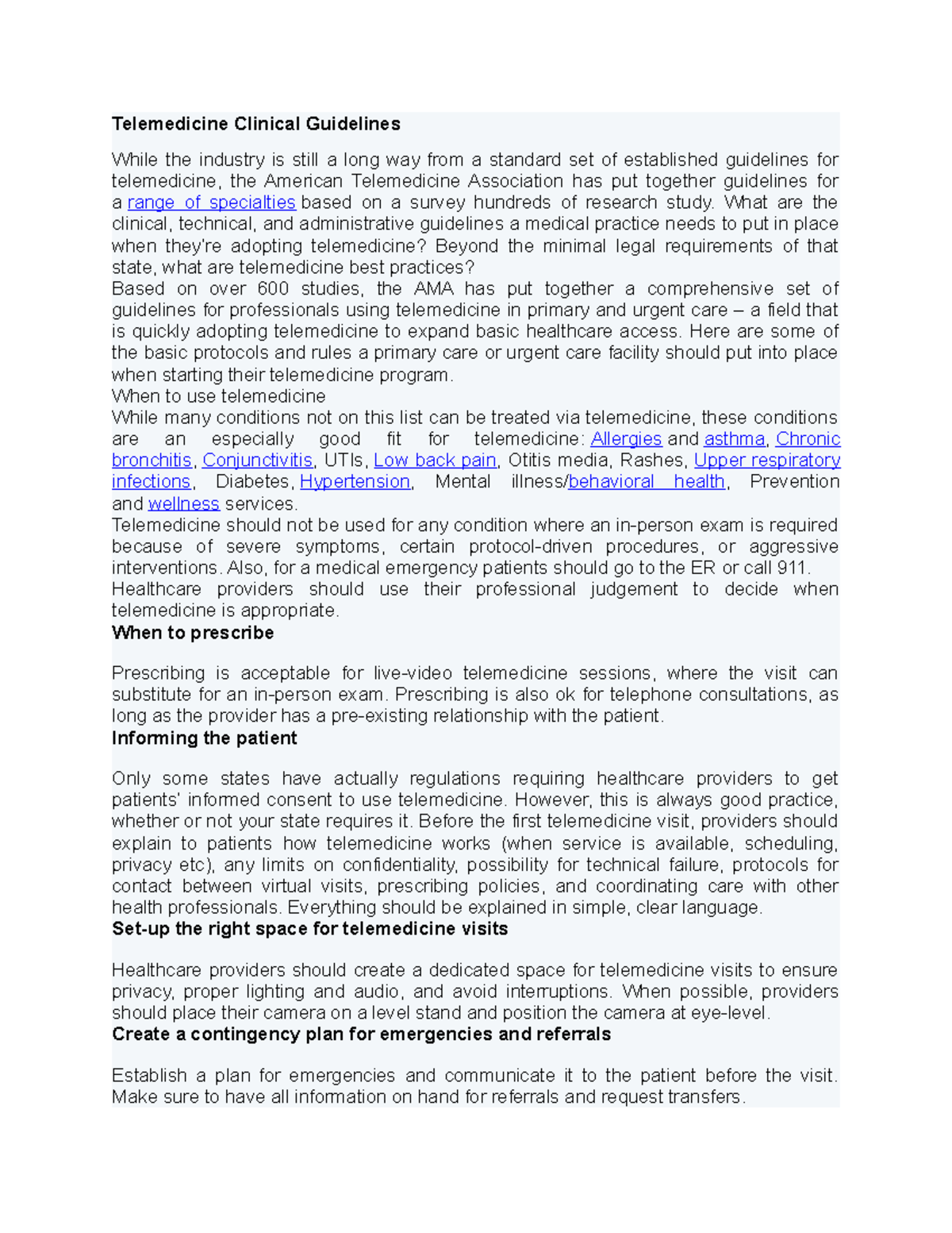 Telemedicine-Clinical-Guidelines - Telemedicine Clinical Guidelines ...