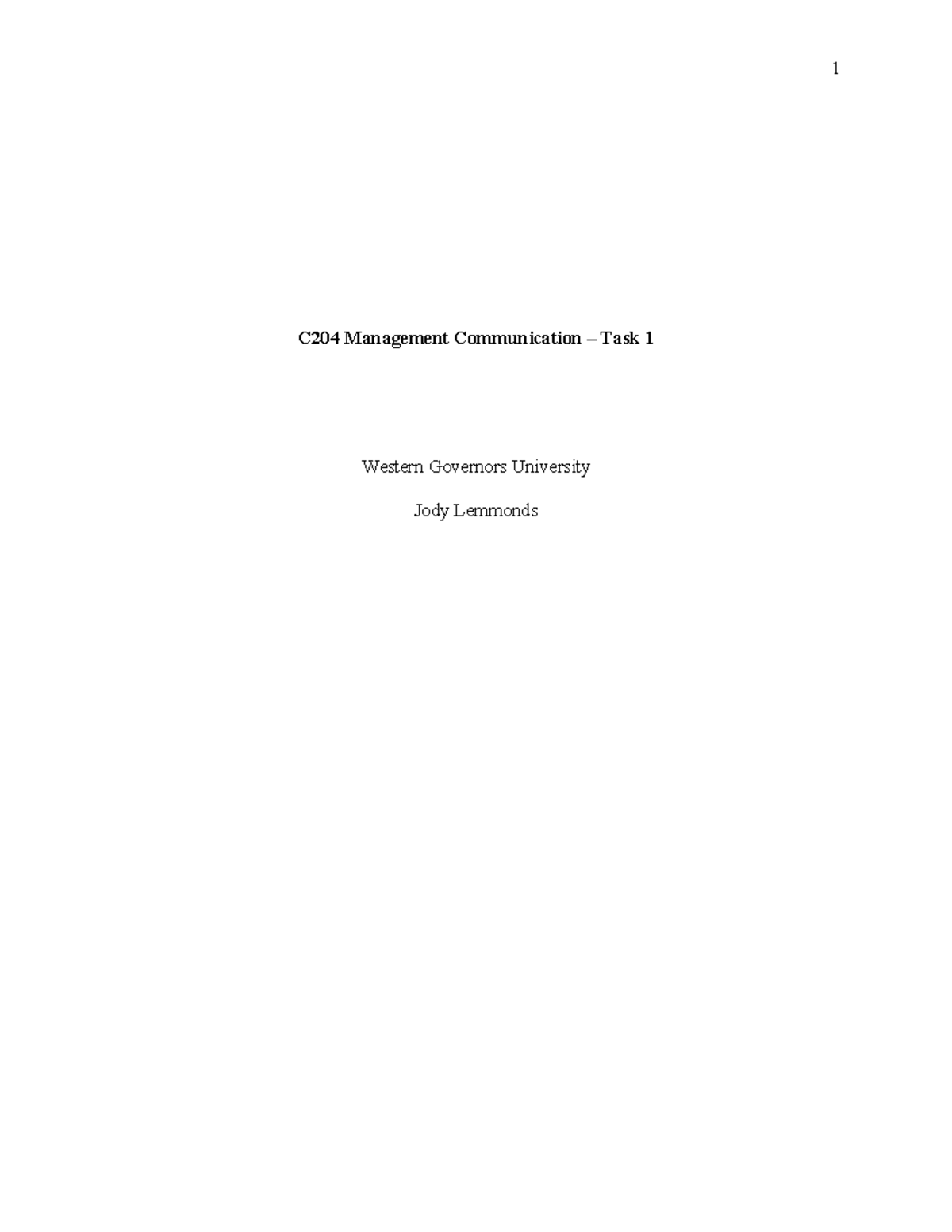 C204 Task 1 - iwsj8t7