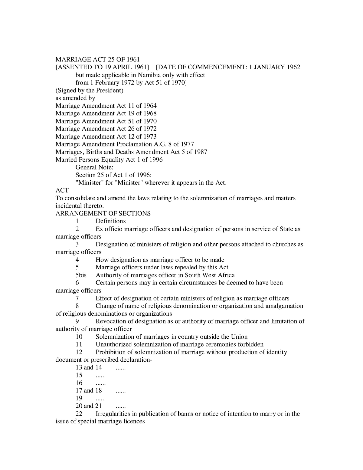 marriage-act-25-of-1961-marriage-act-25-of-1961-assented-to-19-april