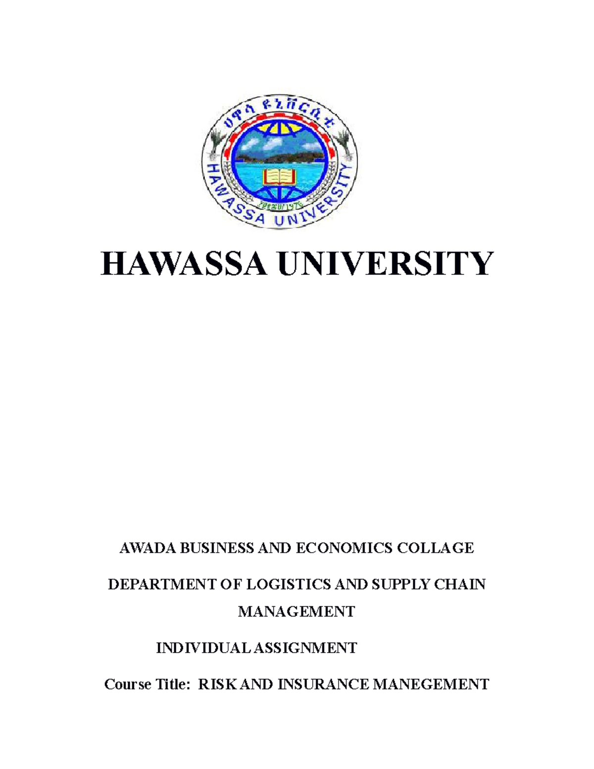 hawassa university management research paper pdf