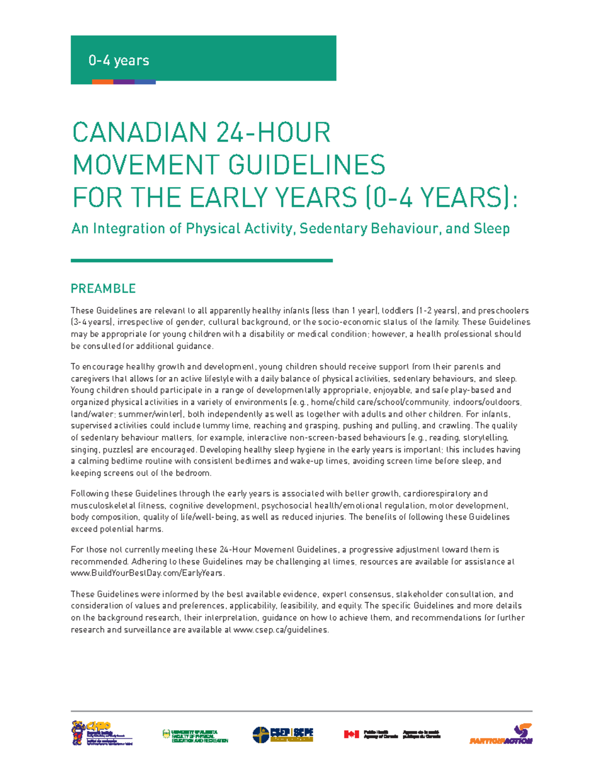 csep-guidlines-canadian-24-hour-movement-guidelines-for-the-early