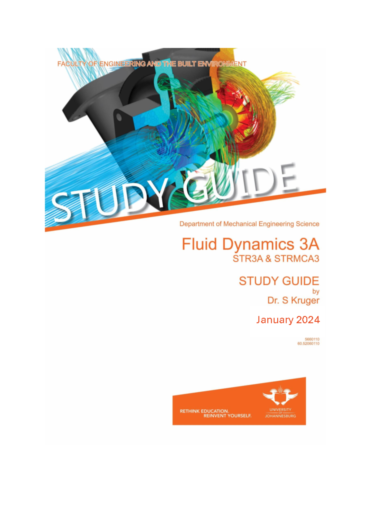 Fluid Dynamics Study Guide 2024 CONTENTS January Introduction to