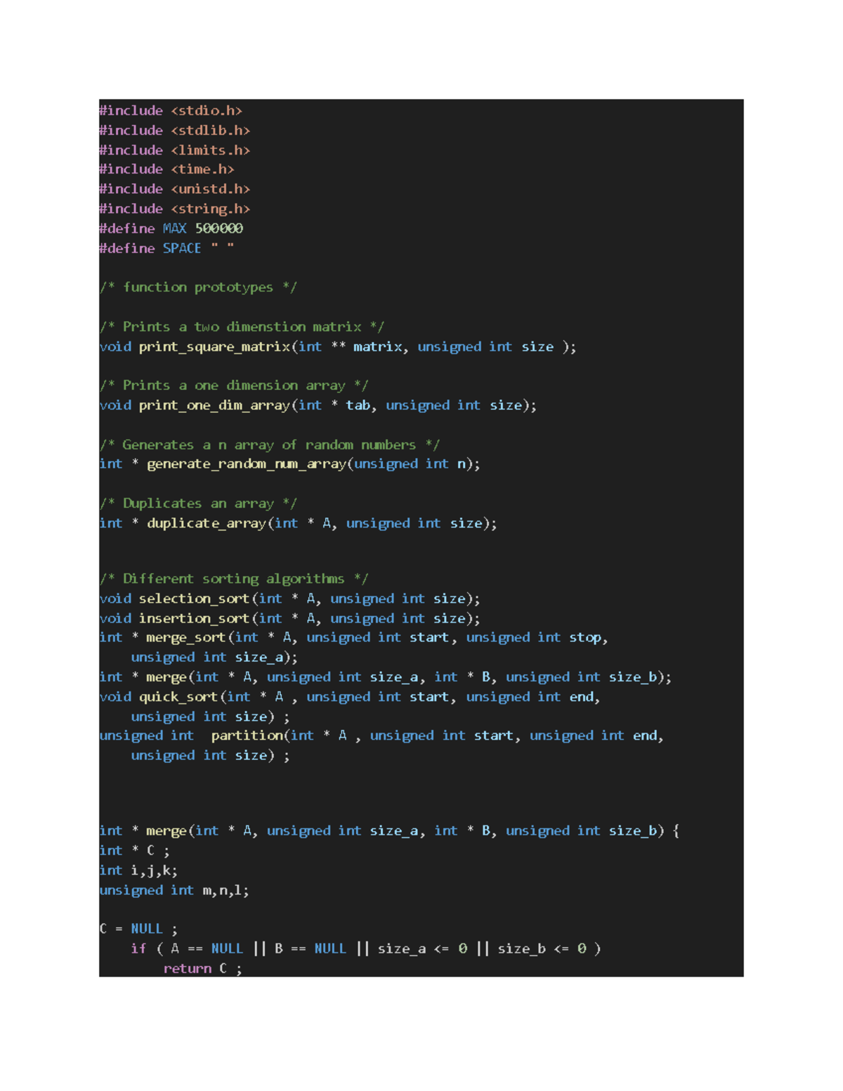 Cmsc216 sorting algorithms include include include Studocu