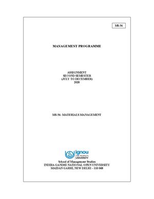 Material Selection Chart - Material Management - Studocu