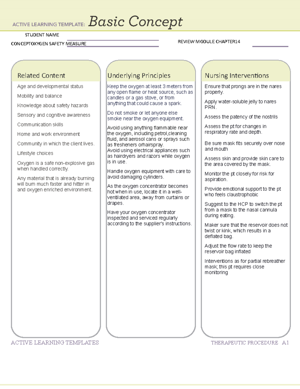 Oxygensafety How To Use Oxygen And It s Safety Measures ACTIVE