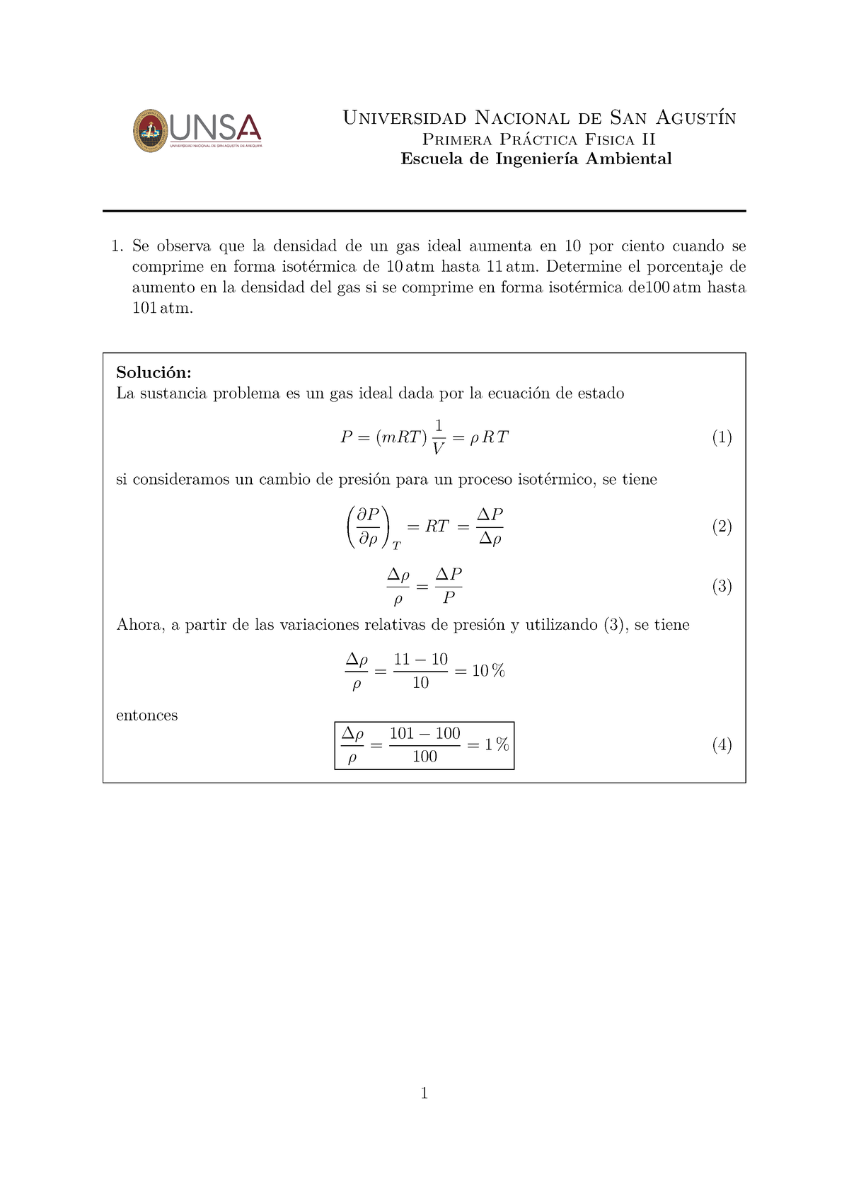 Practica 1 - Mecánica De Fluidos - Universidad Nacional De San Agustín ...