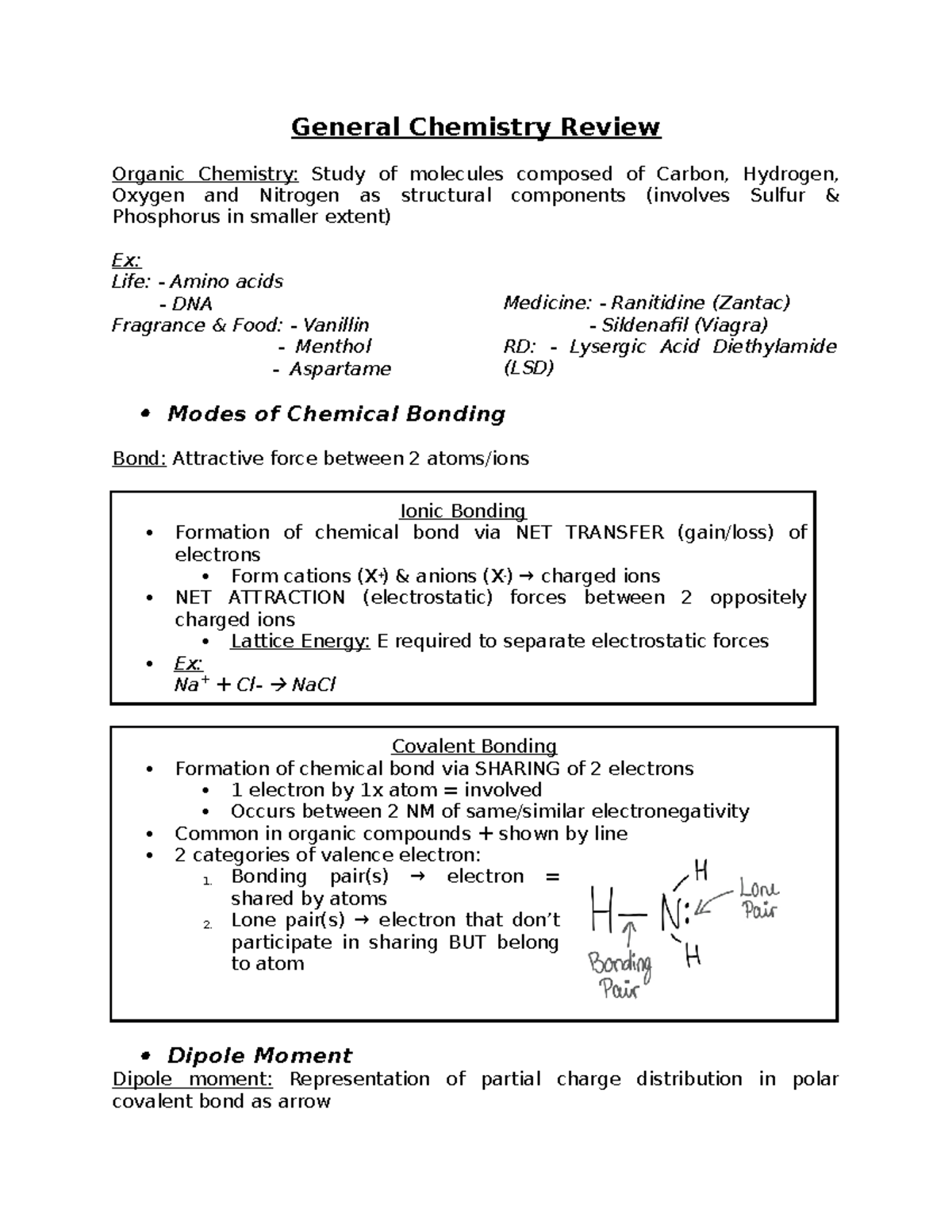 general chemistry article review