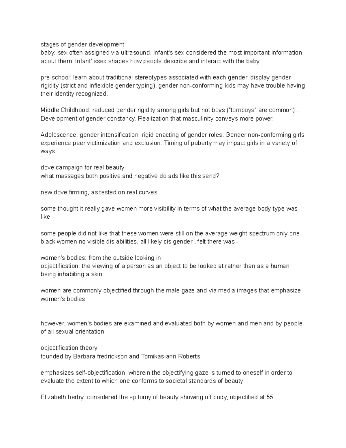 W84 - stages of gender development baby: sex often assigned via ...