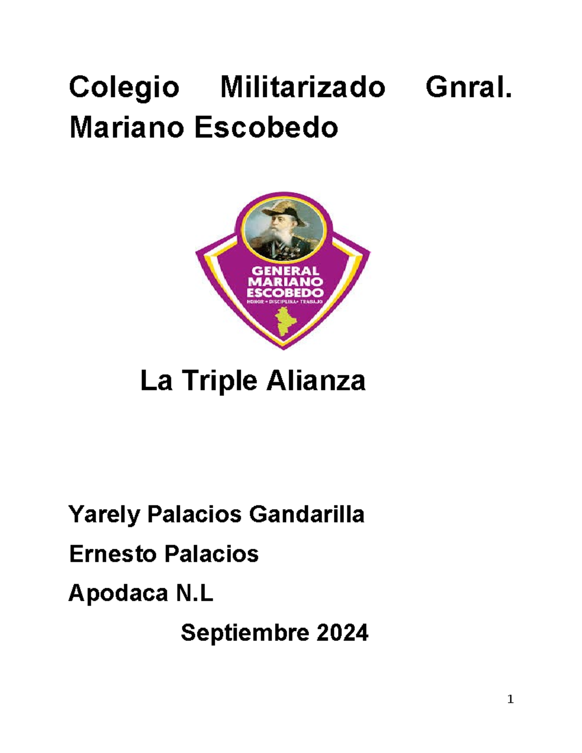Triple alianza 1 - Uuiu - Colegio Militarizado Gnral. Mariano Escobedo ...