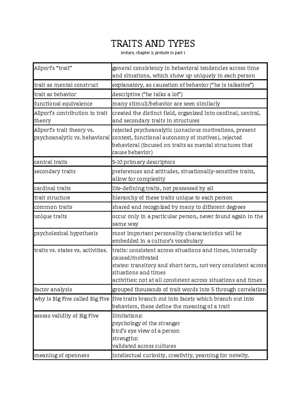 2-how-people-differ-traits-and-types-traits-and-types-lecture