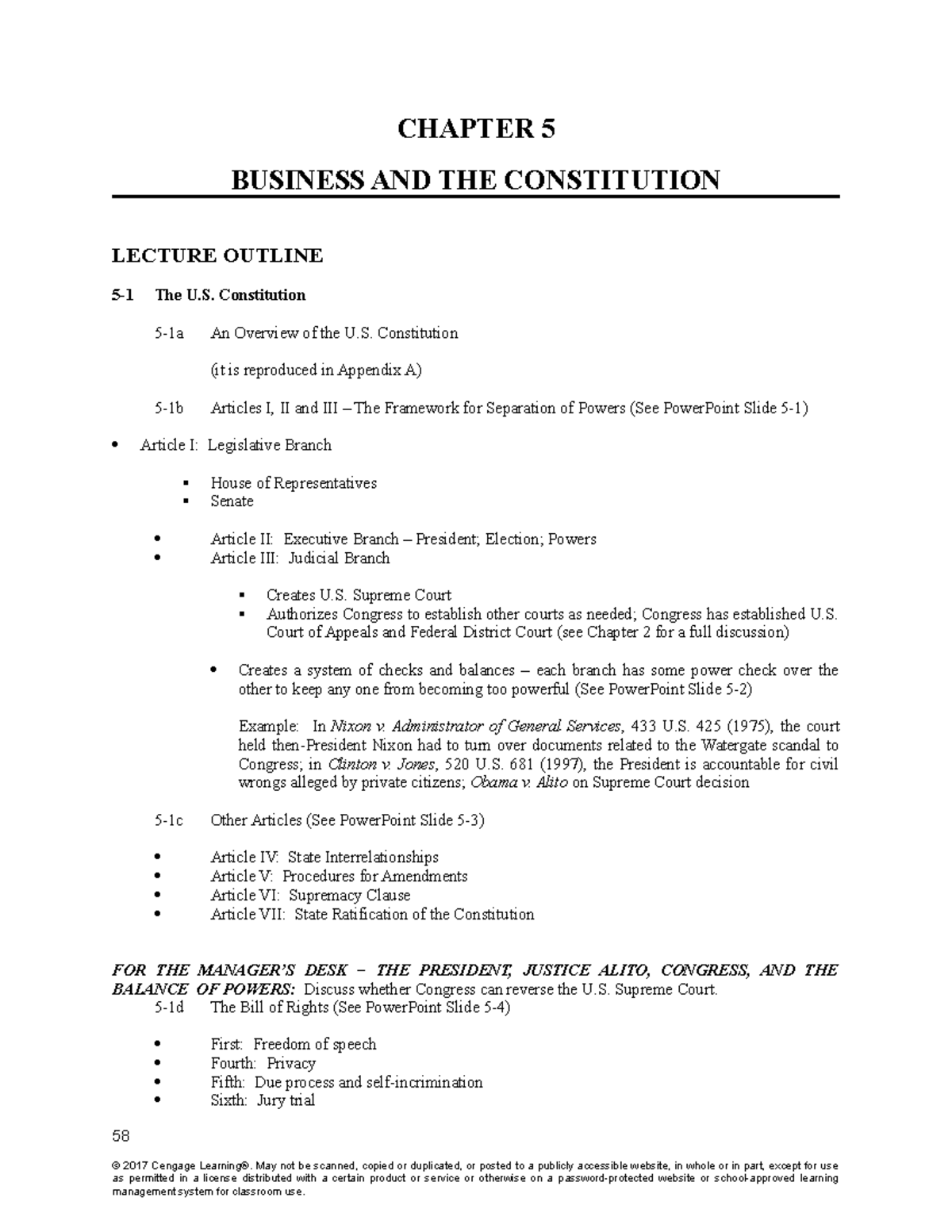 Chapter 5 - business Administration - CHAPTER 5 BUSINESS AND THE ...
