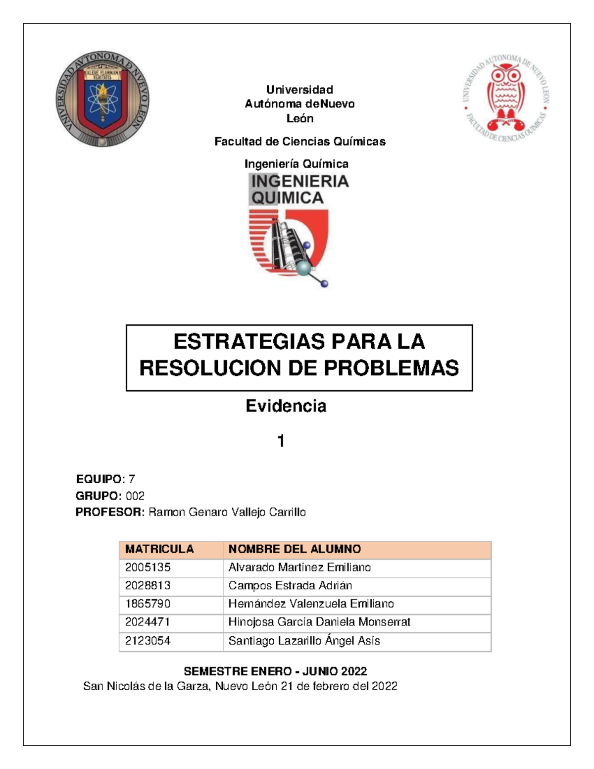 Equipo 7 ERCP Evidencia 1 - Ha Universidad Autónoma de Nuevo León ...