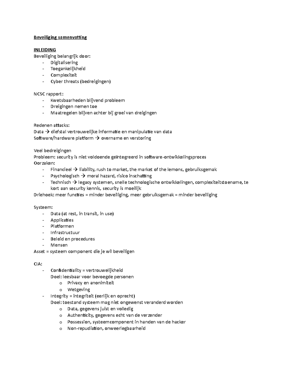 BEV 2.1 Samenvatting - Summary Module 2.1: Databases, Computernetwerken ...