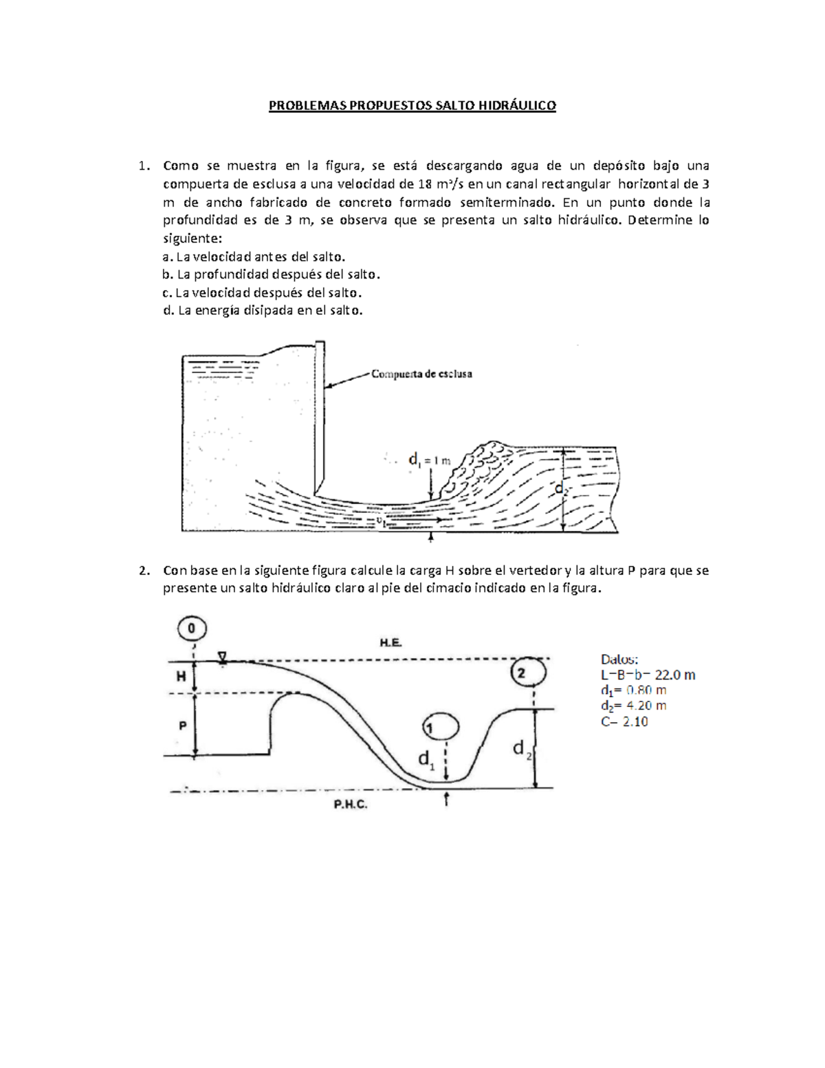 S11.s1 - Practica Individual - PROBLEMAS PROPUESTOS SALTO HIDRÁULICO ...