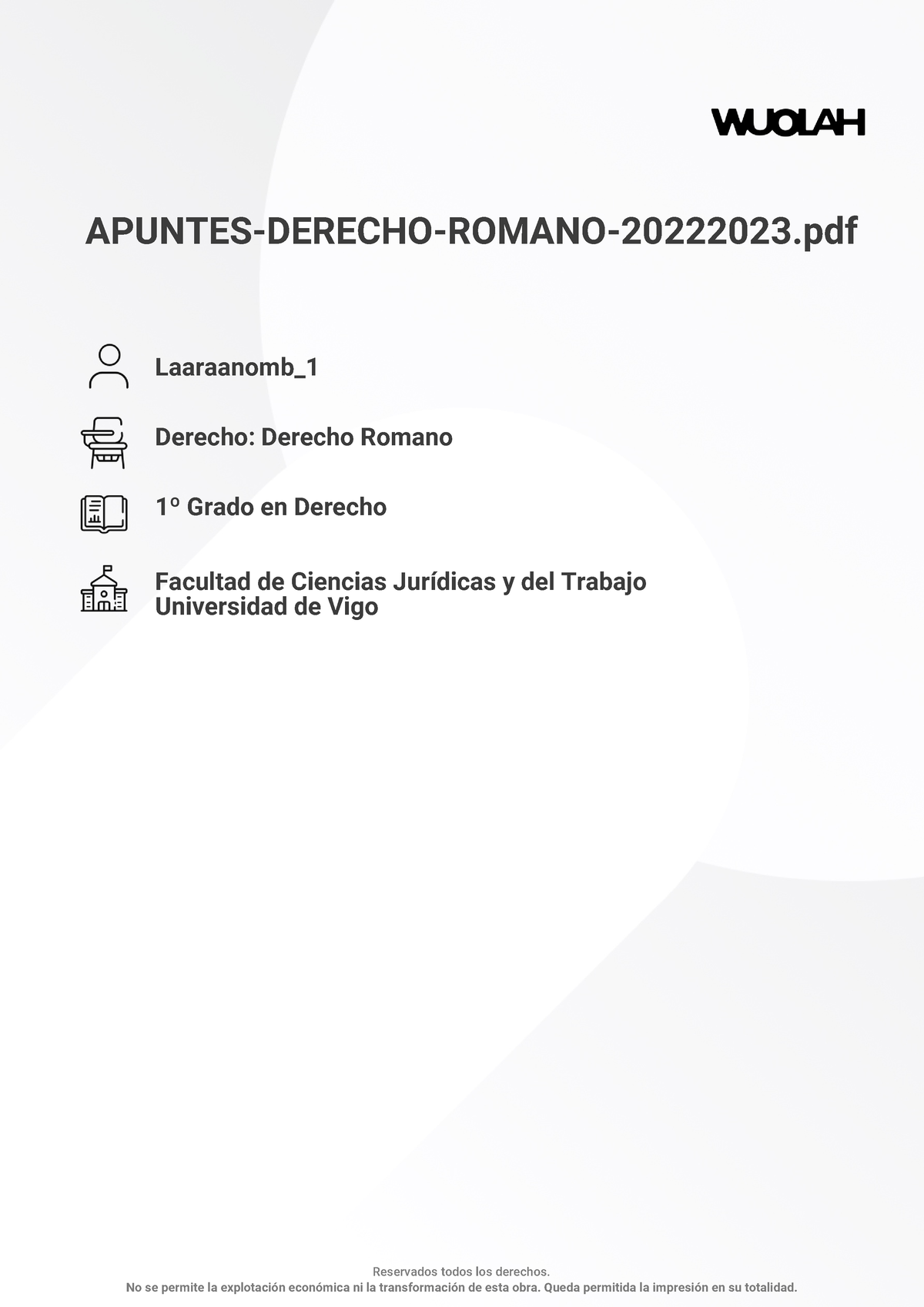 Derecho Romano - Apuntes - APUNTES-DERECHO-ROMANO-20222023 Laaraanomb ...